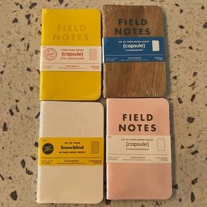 Field Notes Limited Edition 4 individual 3 packs